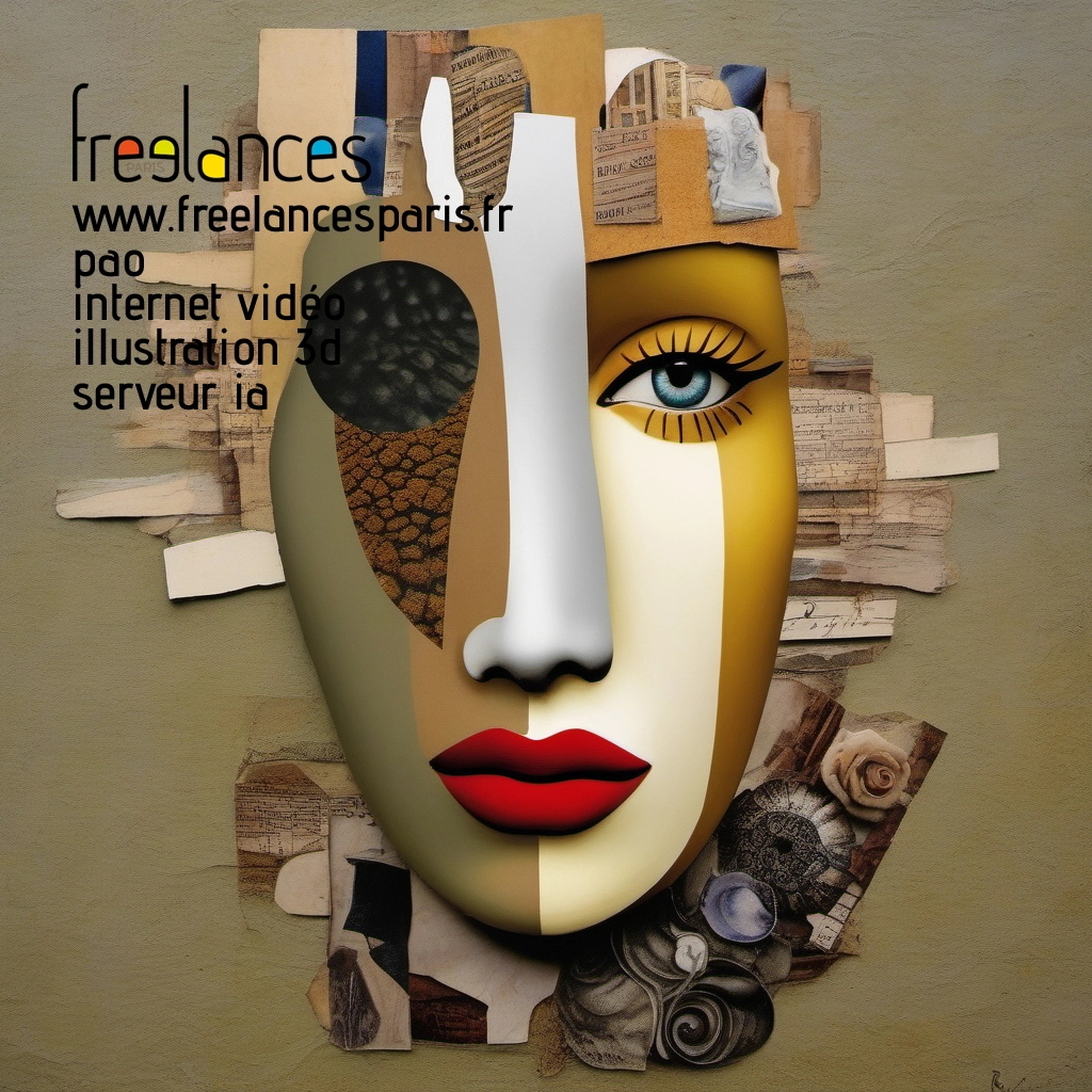 Pao mise en page internet vidéo illustration 3d serveur IA générative AI freelance paris studio de création magazines 49zf16f0